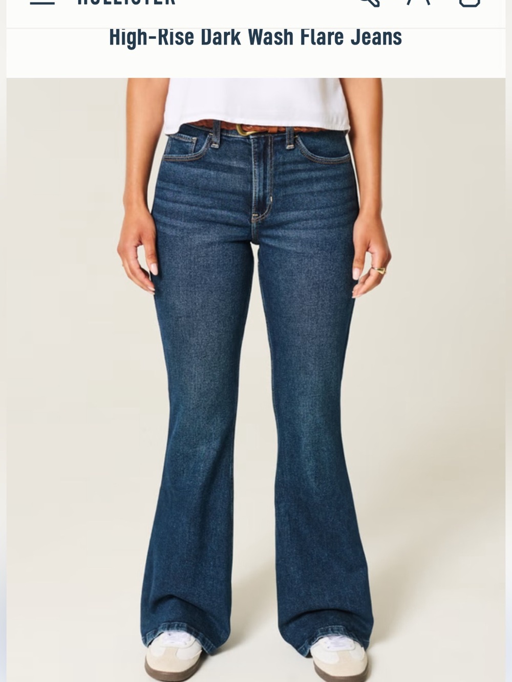 Hollister Blue Flared Jeans